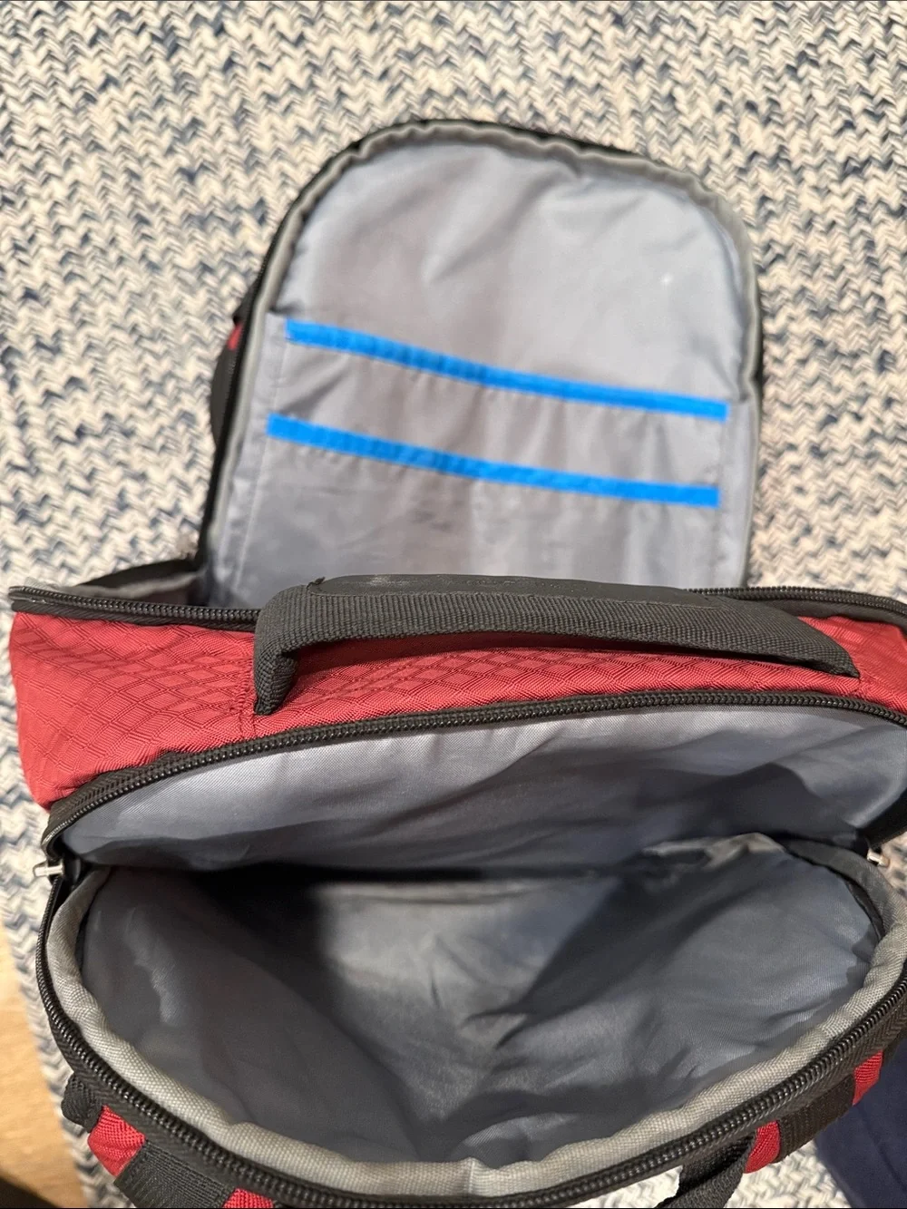 Samsonite Red & Black Travel Backpack - Durable Daily Bag